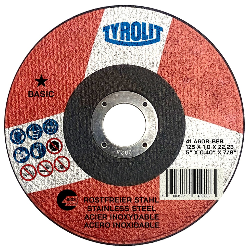 [3261821423] Disco De Corte Inox 125Mm
