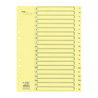 Separador Alfabetico Time Office