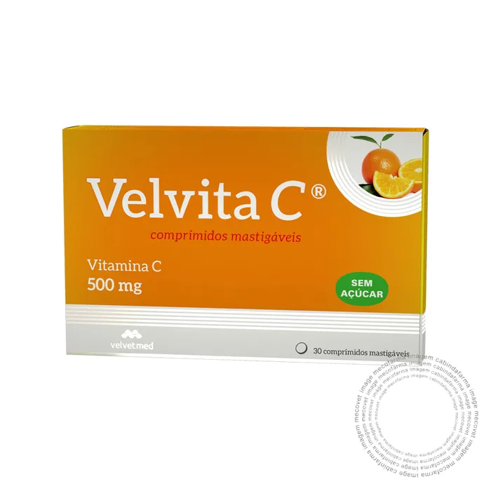 [1869] Vitamina C - 30 Comp. Mastigaveis. 500Mg